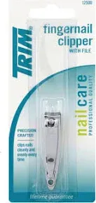 Trim Nailclipper Size Ea Trim Fingernail Clipper With File 12500 1 Ct