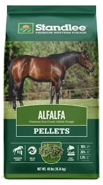 Standlee Hay 1175-30101-0-0 40 lbs. Premium Alfalfa Pellets Forage