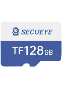 SECUEYE TF Memory Card Class 10 FAT32 High Speed Reading/Writing for Security Camera Dash Cam 24/7 Recording