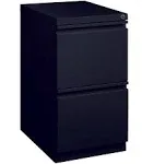 Hirsh Industries Full-Width Pull 20 Deep Mobile Pedestal File 2-Drawer