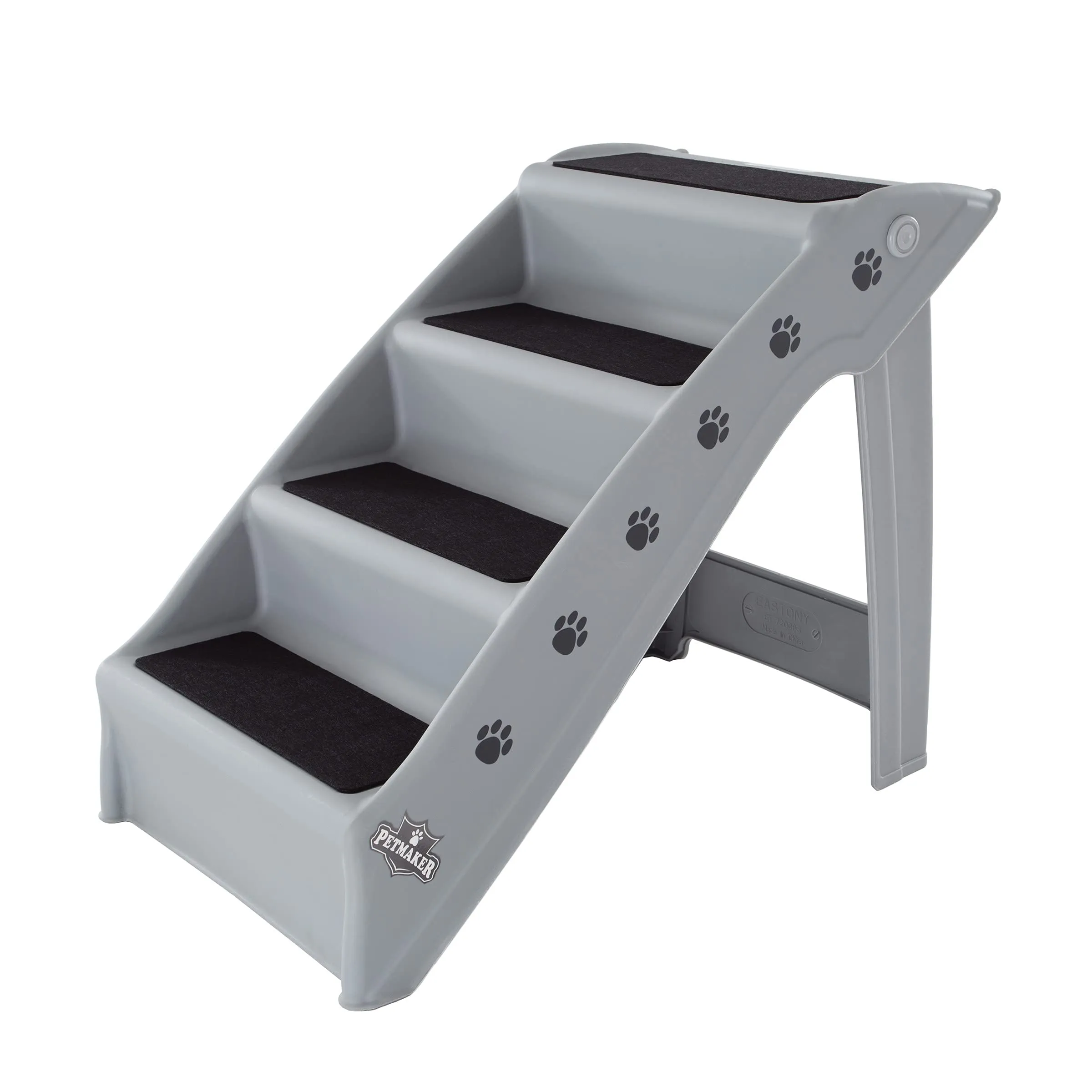 Dog Stairs - Pet Stairs with 4-Step Design for Beds Couches Cars - Pet Steps ...