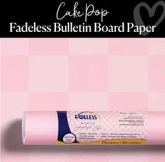 Fadeless Schoolgirl Style Bulletin Board Paper, Cake Pop, 47.25" x 12', 1 Roll