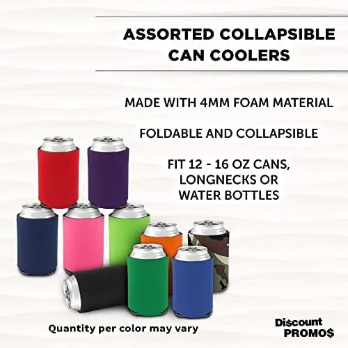 Assorted Collapsible Can Coolers