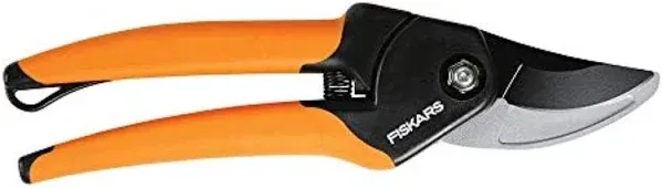 Fiskars Inc Softgrip Bypass Pruner- Black-orange 10.5 Inch.