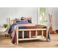 CASTLECREEK Cedar Log Bed Twin