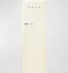 Smeg 50's Retro Style Aesthetic Black Right-Hinge Refrigerator