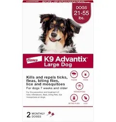 Elanco Advantage For Large Dogs, 2 Doses