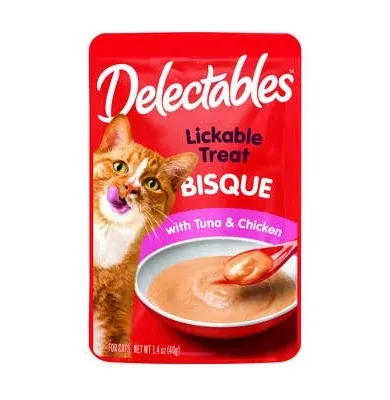 Delectables Bisque Lickable Cat Treat Tuna