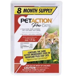 PetAction Plus for Cats Flea & Tick Treatment