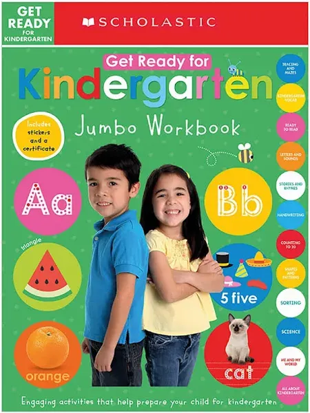 Get Ready for Kindergarten Jumbo Workbook: Scholastic Early Learners (Jumbo W...