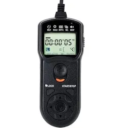 JJC Intervalometer Timer Remote Control Shutter Release