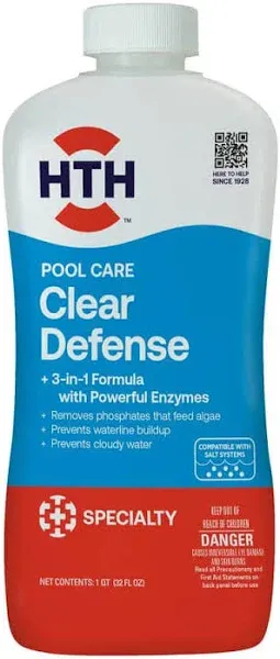 HTH Pool Care Drop Out 1 qt. Liquid Flocculant