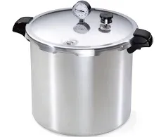 Pressure Canner and Cooker, 23 qt, Silver