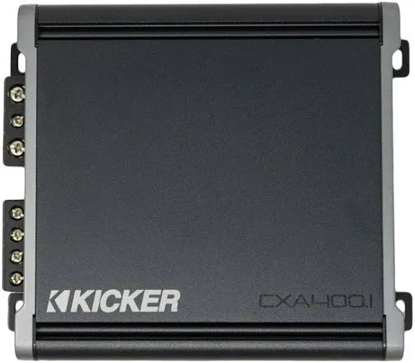 KICKER 46CXA4001T CXA400.1 400 Watt RMS Mono Class D Car Audio Amplifier Amp