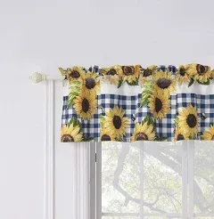 Barefoot Bungalow Sunflower Window Valance