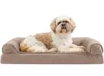 Furhaven Orthopedic Dog Bed for Large Dogs w/ Removable Bolsters &amp; Washable C...