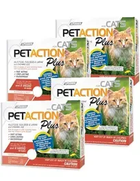 Pet Action Plus Flea and Tick Treatment for Cats