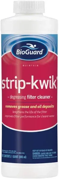 💦  Strip-Kwik - Degreasing Filter Cleaner - 1 Quart - 23756B10