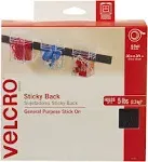 Velcro Sticky-Back Hook & Loop Fasteners Black