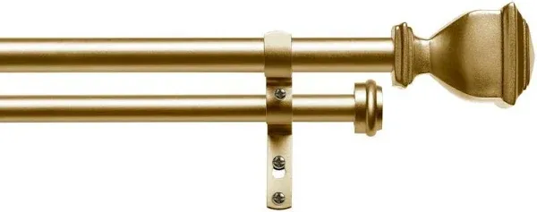 Exclusive Home Napoleon Double Curtain Rod