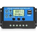 Upgraded 30A Solar Charge Controller 12V 24V Solar Panel Regulator