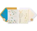 Papyrus Sympathy Cards with Envelopes, Gold Glitter (2-Count)