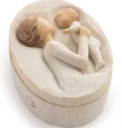 Willow Tree Grandmother sculpted hand-painted keepsake box