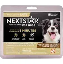 NextStar 23-44 lbs Flea & Tick Topical Prevention for Dogs - 3 Count