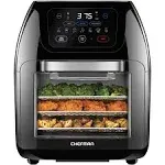 Multifunctiona<wbr/>l Digital Air Fryer+ Rotisserie, Dehydrator, Convection Oven, 1...