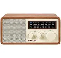 Sangean AM FM Wooden Cabinet Radio Bluetooth