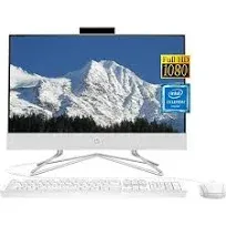 Hp Newest 21.5 inch FHD Micro-edge All-in-One Desktop Intel Celeron J4025 Processor