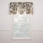 Victoria Park Toile Scallop Valance - Black