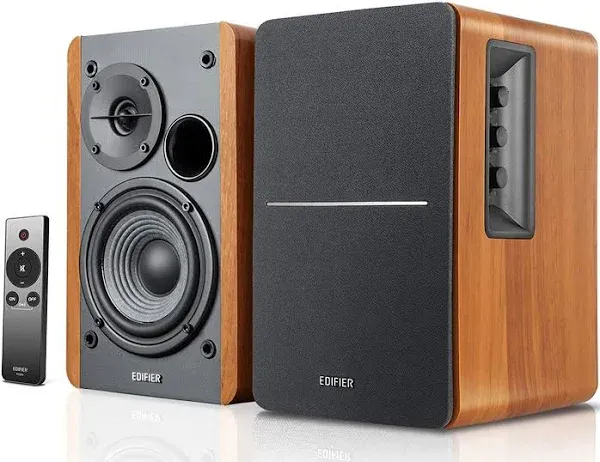 Edifier - R1280Ts Powered Bookshelf Speakers - Wood