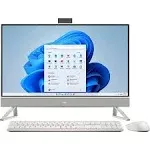 Dell - Inspiron 27 inch Touch Screen All-in-One Desktop - 13th Gen Intel Core i7 - 16GB Memory - GPU Mx550 - 1TB SSD - White PC Computer