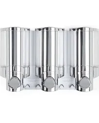 Better Living Products 76345-1 Aviva Three Chamber Dispenser Chrome