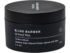 Blind Barber 60 Proof Wax - Matte Styling Wax for Men - Medium Hold, Workable