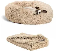 Best Friends by Sheri 23" Small Donut Shag Blanket Bundle - 4938 | Blain's Farm & Fleet