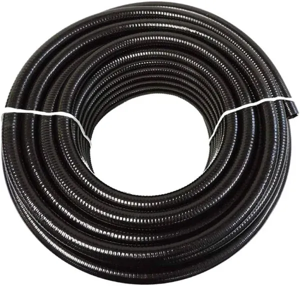 HydroMaxx 1 in. x 25 ft. PVC Schedule 40 Black Ultra Flexible Pipe