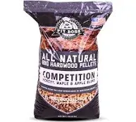 100% All-Natural Hardwood Competition Blend BBQ Grilling Pellets, 40 Pound Bag