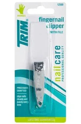 Trim Nailclipper Size Ea Trim Fingernail Clipper With File 12500 1 Ct