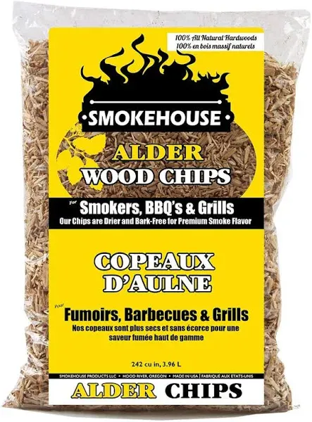 Smokehouse Wood Chips, Alder