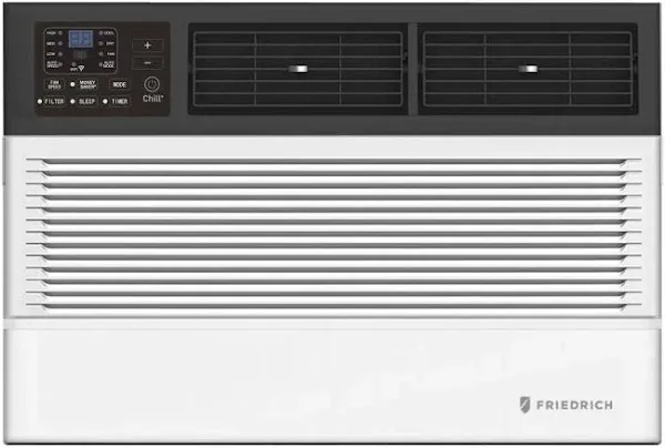 Friedrich Ccw08b10b Chill Premier 8,000 BTU 115v Smart Wi-Fi Room Air Conditioner Bundle