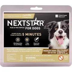 SEALED NextStar 3 Month Flea &amp; Tick Prevention - Medium Dogs 23-44 lbs