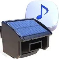 Solar Driveway Security Motion Sensor Alarm System 1/4 Mile Range Weatherproof