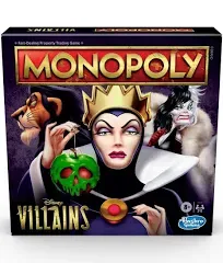 Monopoly Disney Villains Board Game Play As A Classic Villain #F0091 2020 Hasbro