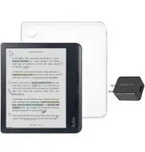 Kobo Libra Colour Black eReader with Case Bundle (Black SleepCover, Case Bundle)