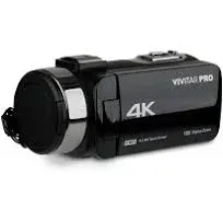 Restored Vivitar Dvr4k-blk 4K HD Digital Video Camera with WiFi