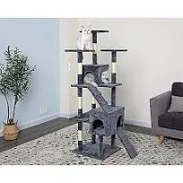 Go Pet Club 63 in. Economical Cat Tree with Sisal Scratching Posts