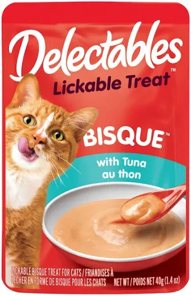 Delectables Bisque Lickable Cat Treat Tuna