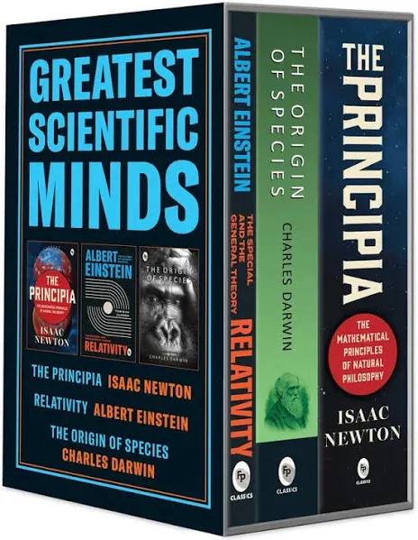 Greatest Scientific Minds: Charles Darwin, Albert Einstein, Isaac Newton: Boxed Set of 3